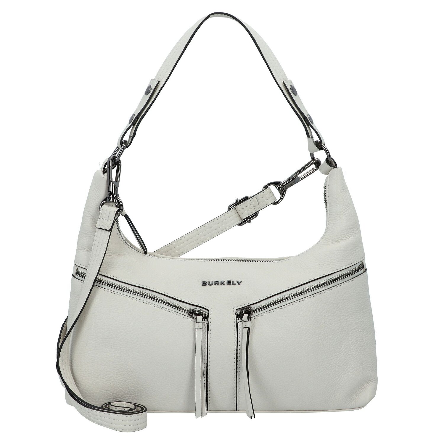 Burkely Rock Ruby Schultertasche Leder 32 cm wheely white | bei 