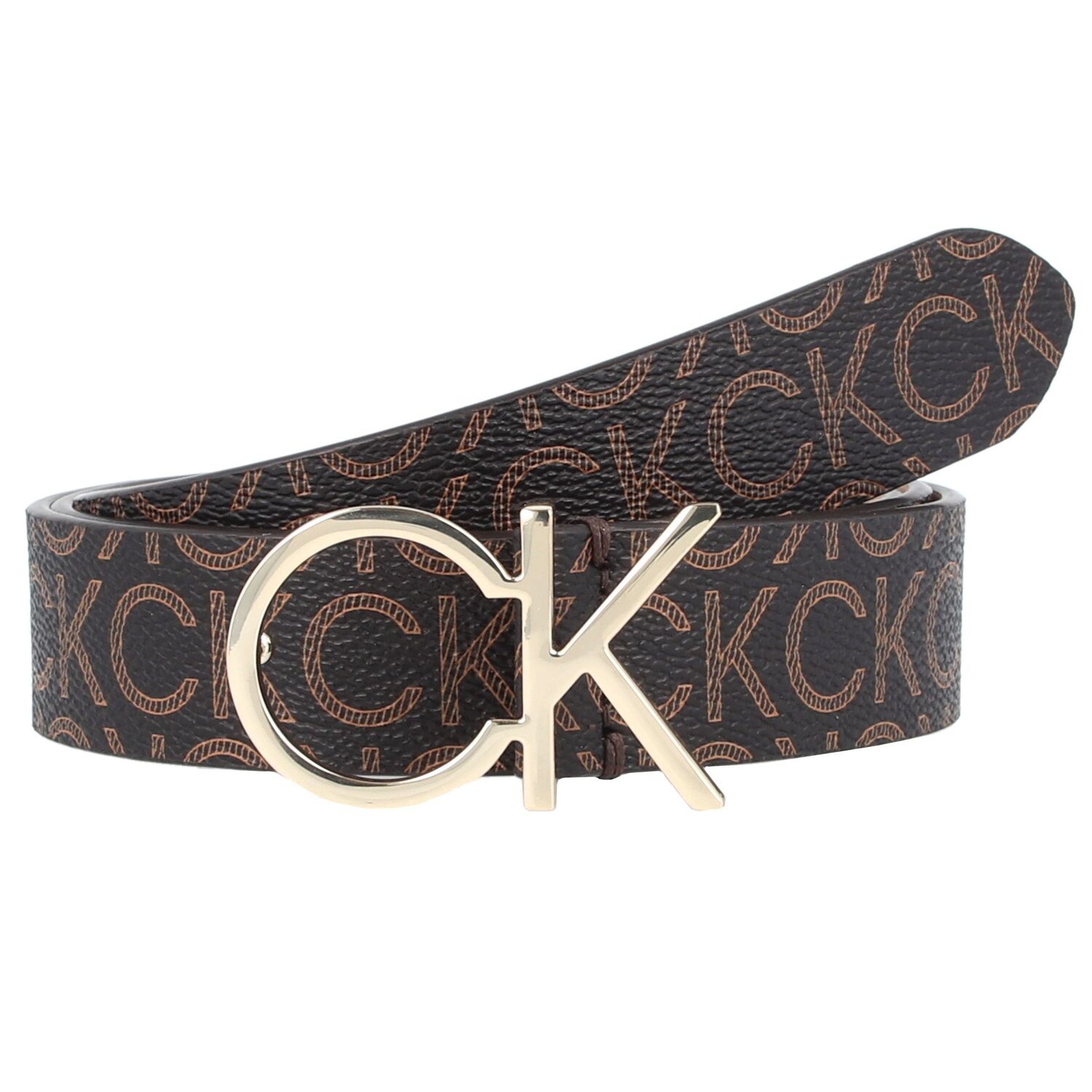 Calvin Klein Gürtel brown mono | 85 cm | bei welovebags.de