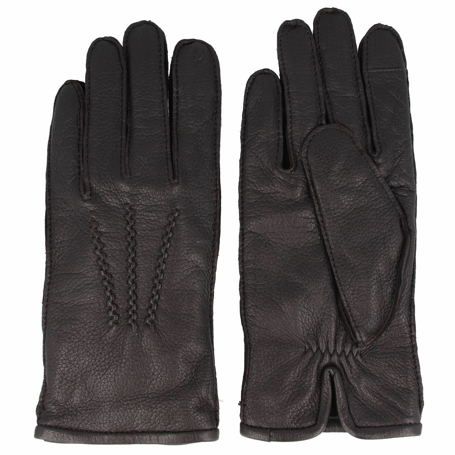 Boss T-Hanton Handschuhe Leder medium brown | 8,5 | bei