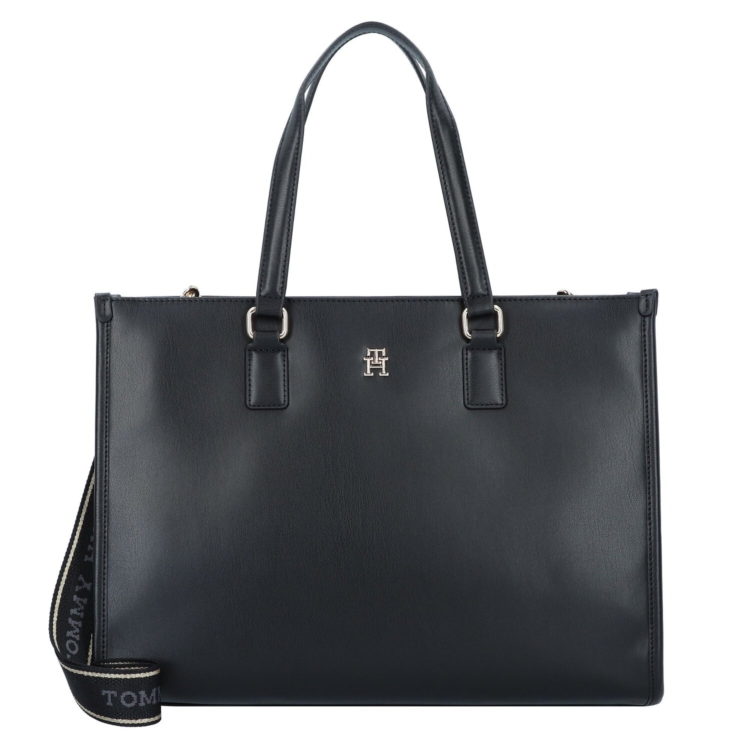 Tommy Hilfiger TH Monotype Schultertasche 38 cm black | bei 