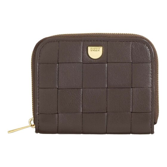 DuDu Woven Geldbörse Leder 10 cm