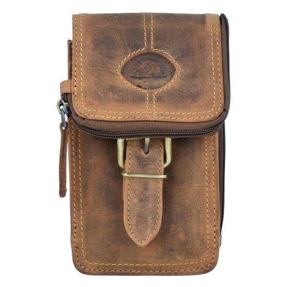 Greenburry Vintage Gürteltasche Leder 10 cm