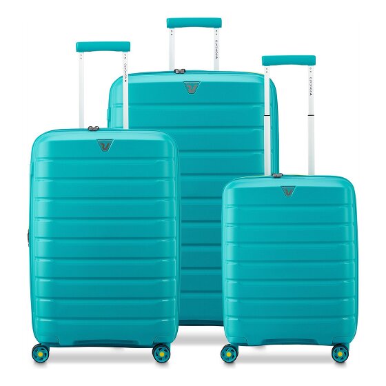Roncato B-Flying Move 4 Rollen Kofferset 3-teilig mit Dehnfalte