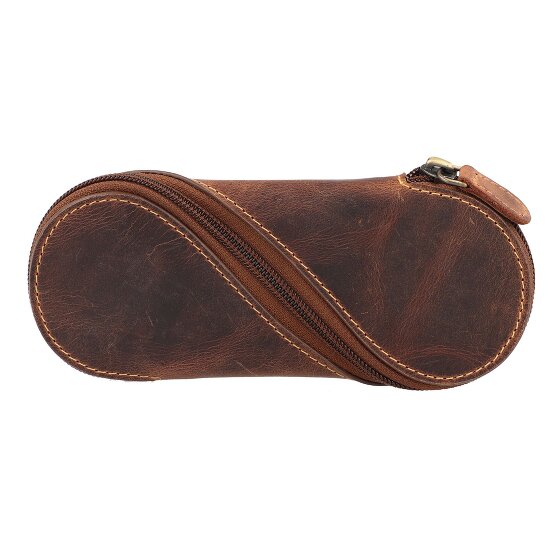 Greenburry Vintage Brillenetui Leder 17 cm