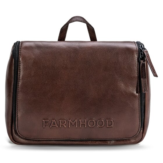 Farmhood Memphis Kulturbeutel Leder 27 cm