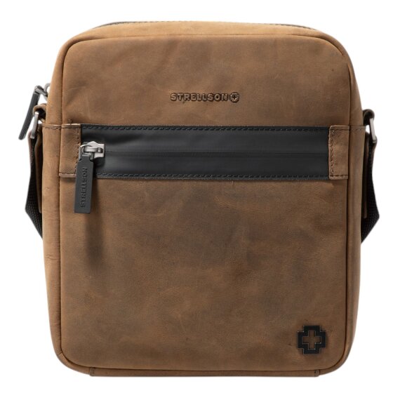 Strellson bow road barney Umhängetasche Leder 21 cm