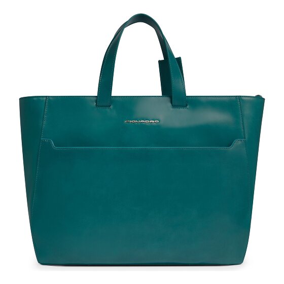 Piquadro Blue Square Shopper Tasche Leder 40 cm