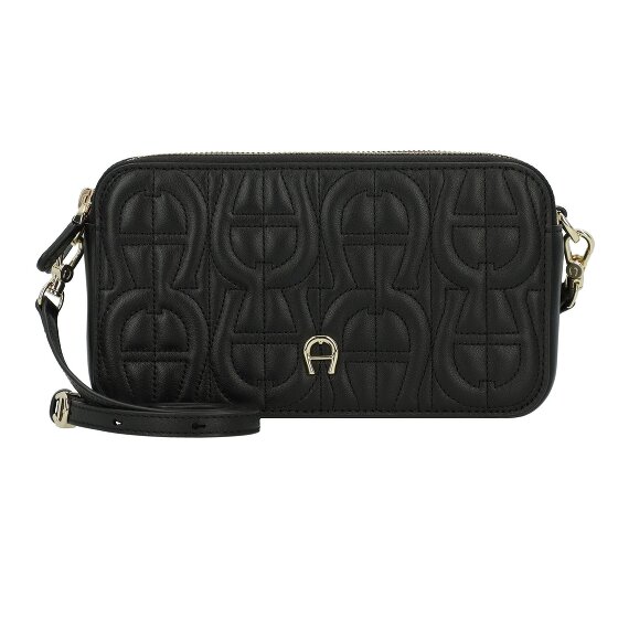 AIGNER Diadora Umhängetasche Leder 19 cm