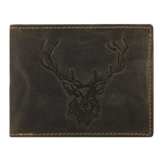 Greenburry Vintage Geldbörse Leder 13 cm