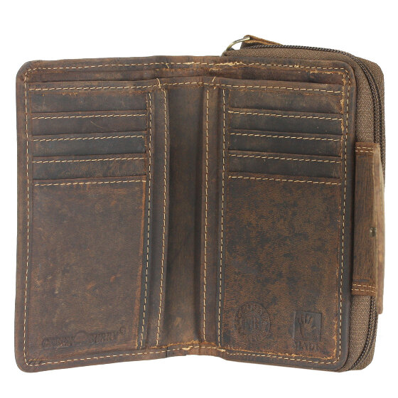 Greenburry Vintage Geldbörse XI Leder 10 cm