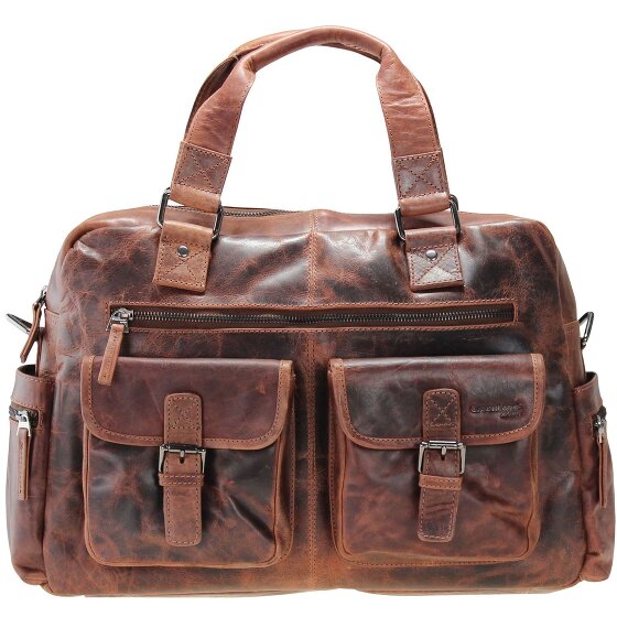 Greenland Nature Montana Handtasche Leder 40 cm Laptopfach
