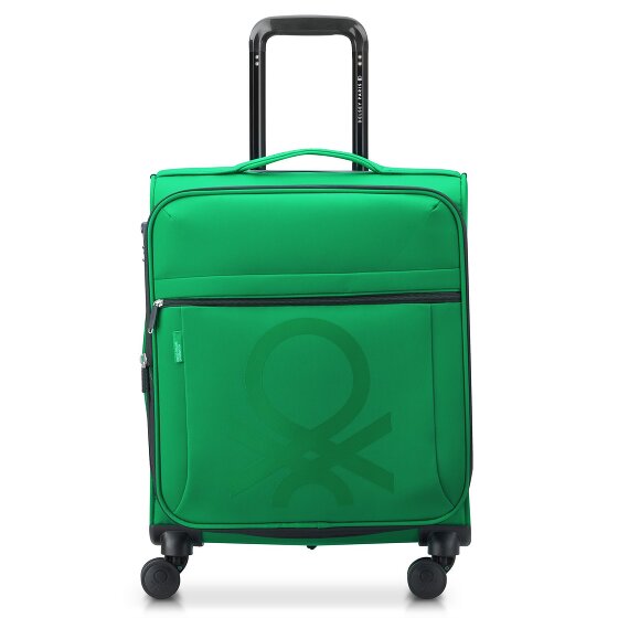 Delsey Paris x Colors Benetton Color Block 4-Rollen Kabinentrolley 55 cm mit Dehnfalte