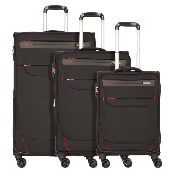 Worldpack Denver 4 Rollen Kofferset 3-teilig