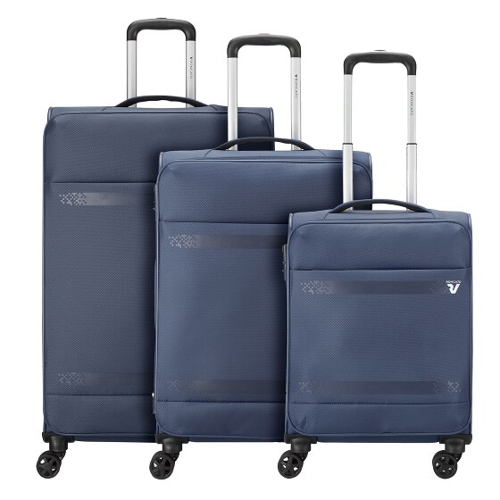 Roncato Jazz 4.0 4 Rollen Kofferset 3-teilig mit Dehnfalte