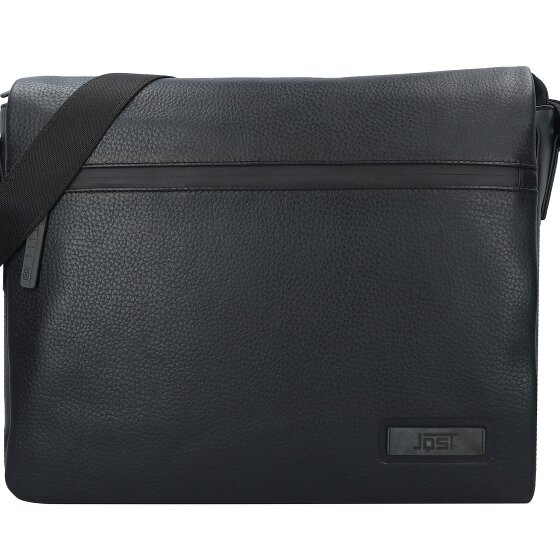 Jost Stockholm Messenger Tasche Leder 38 cm Laptopfach