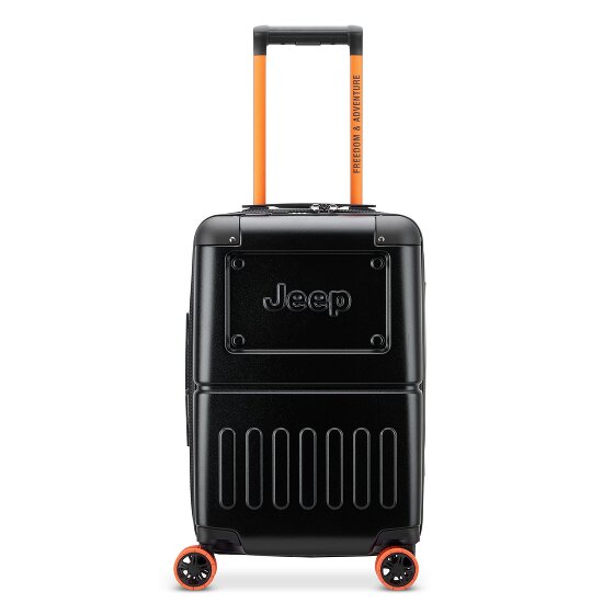 Jeep JH002B 4 Rollen Kabinentrolley XL 55 cm mit Dehnfalte