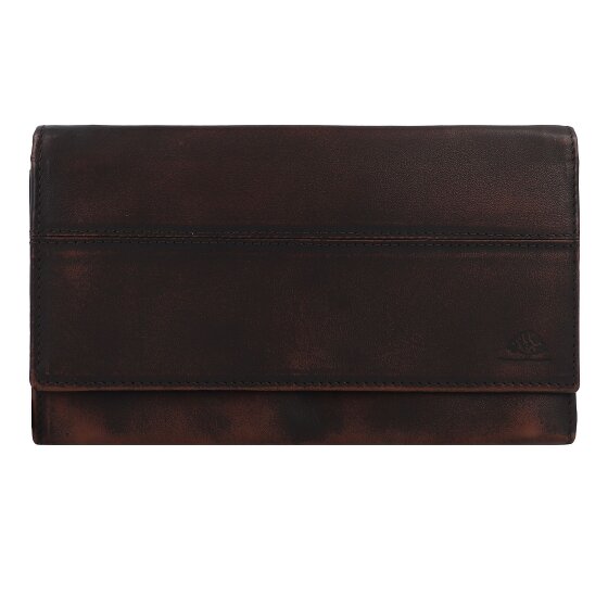 Greenburry Destressed Geldbörse RFID Schutz Leder 18.5 cm