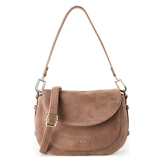 Hey Marly Big Sister Suede Schultertasche S Leder 25 cm