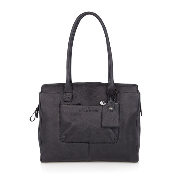 Castelijn & Beerens Carisma Schultertasche RFID Leder 38 cm Laptopfach