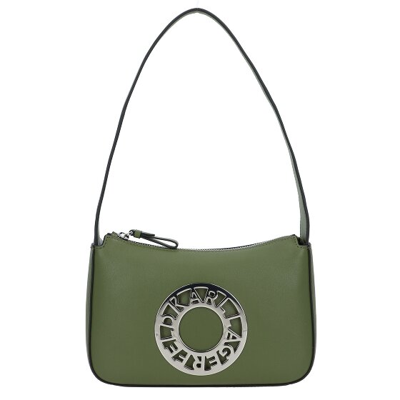 Karl Lagerfeld Disk Schultertasche Leder 23 cm