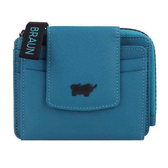 Braun Büffel Capri Kreditkartenetui RFID Schutz Leder 11 cm