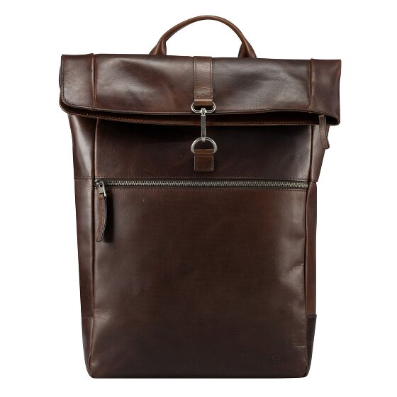 Jost Lund Business-Rucksack Leder 44 cm Laptopfach
