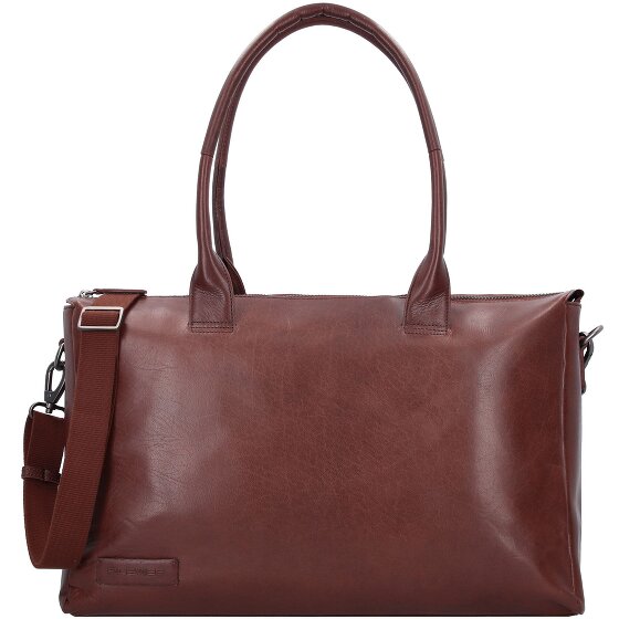 Plevier Rock Copal Schultertasche Leder 44 cm Laptopfach