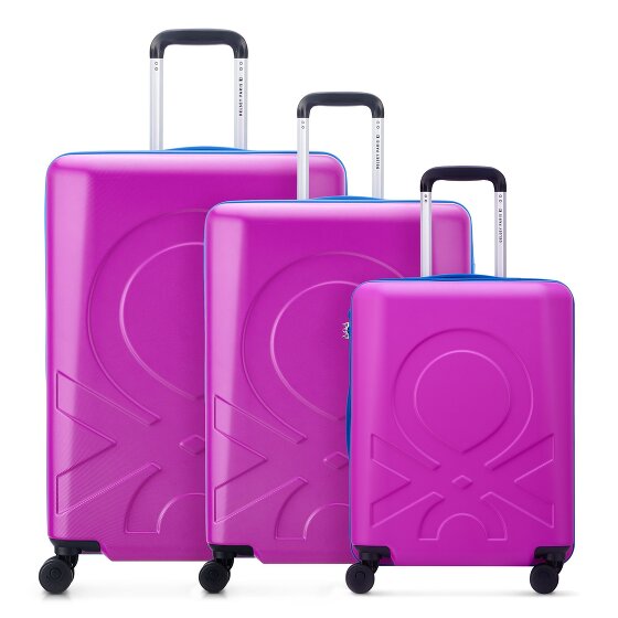 Delsey Paris x United Colors of Benetton Fabrica 4-Rollen Kofferset 3 tlg.