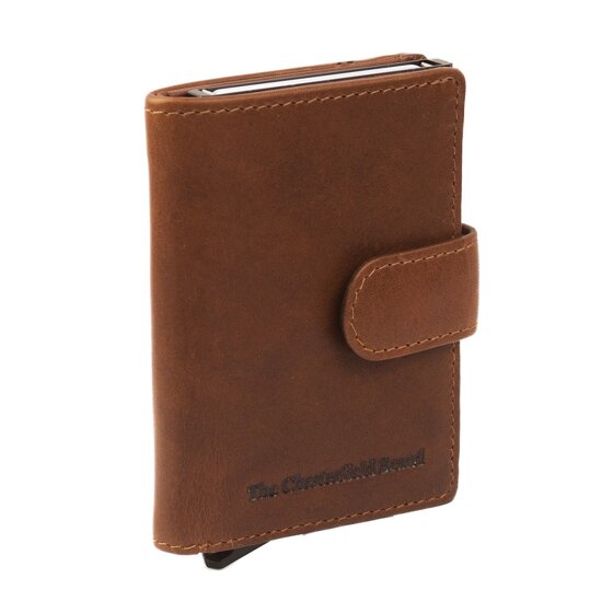 The Chesterfield Brand Wax Pull Up Kreditkartenetui RFID Schutz Leder 7 cm