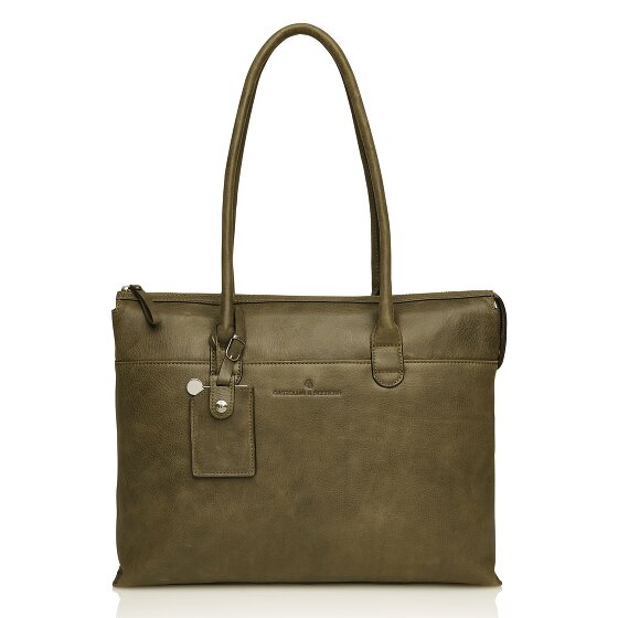 Castelijn & Beerens Carisma Schultertasche RFID Leder 40 cm Laptopfach