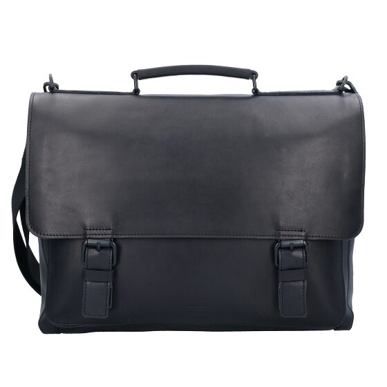 Jost Futura Aktentasche Leder 38 cm Laptopfach