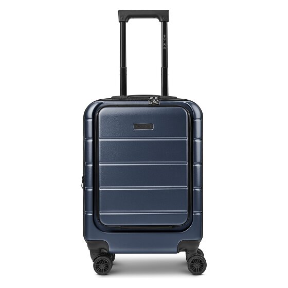 Police Dublin 4 Rollen Kabinentrolley S 54 cm Laptopfach mit Dehnfalte