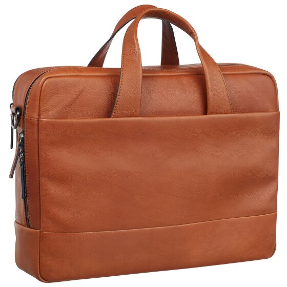 Leonhard Heyden Hamburg Aktentasche Leder 40 cm Laptopfach