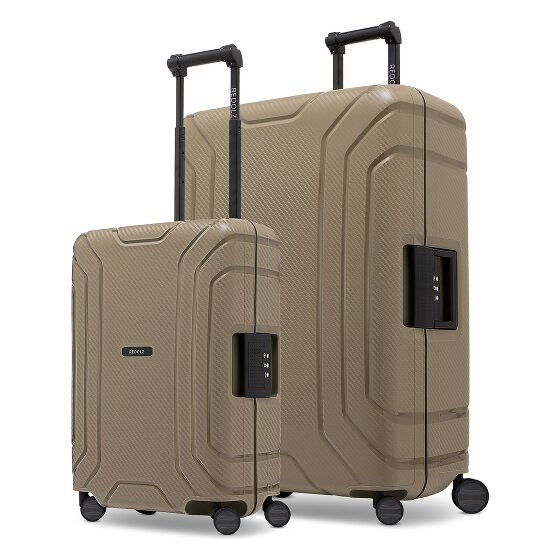 Redolz Essentials 4-Rollen 15 Kofferset 2 tlg. mit Dreipunkt-Verschluss