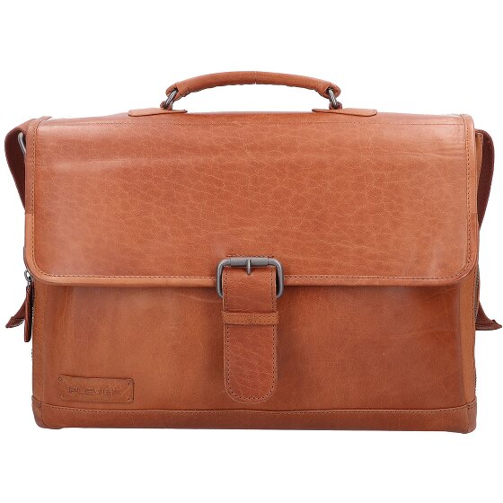 Plevier Quartz Aktentasche Leder 41 cm Laptopfach