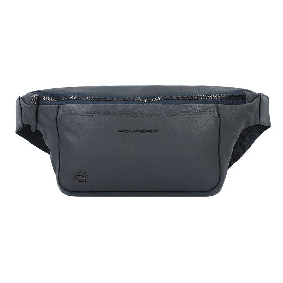 Piquadro Black Square Gürteltasche Leder 31 cm
