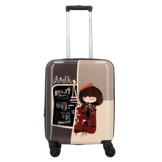 Anekke Viaje 4 Rollen Kabinentrolley 55 cm mit Dehnfalte