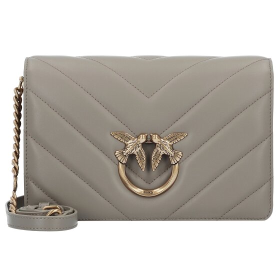 PINKO Love Click Umhängetasche Leder 25 cm