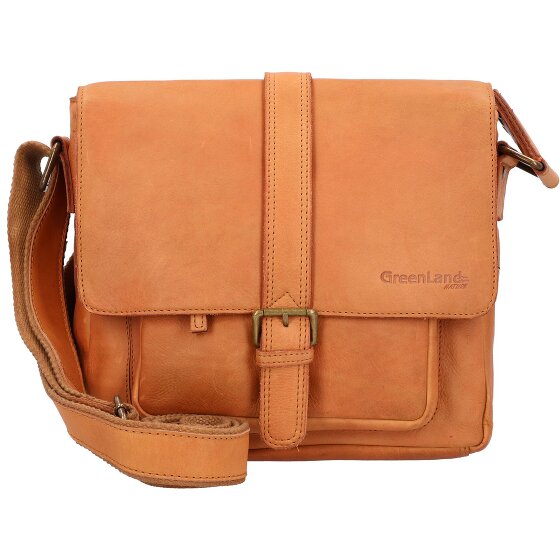 Greenland Nature GreenLand NATURE Umhängetasche Leder 28 cm