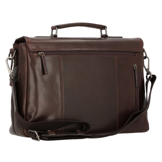 Leonhard Heyden Roma Aktentasche Leder 40 cm Laptopfach schwarz - Main Image