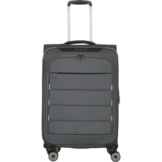Travelite Skaii 4 Rollen Trolley 67 cm mit Dehnfalte