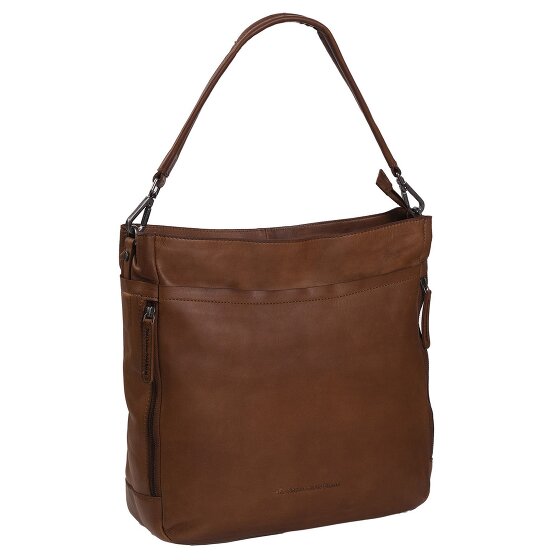The Chesterfield Brand Wax Pull Up Schultertasche Leder 34 cm Laptopfach