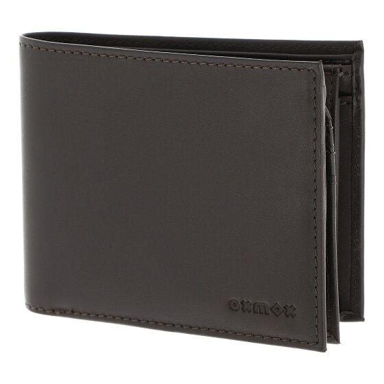 oxmox Leather Geldbörse RFID Schutz Leder 10 cm