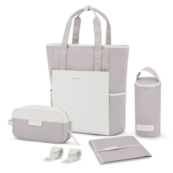 Kapten & Son Lindby Wickeltaschenset 4 tlg. Laptopfach