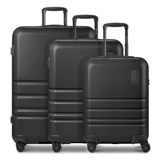 Redolz Pro ABS 4 Rollen Kofferset 3-teilig mit Dehnfalte