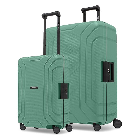 Redolz Essentials 4-Rollen 15 Kofferset 2 tlg. mit Dreipunkt-Verschluss