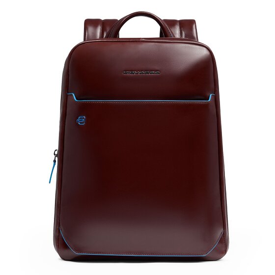 Piquadro Blue Square Daypack RFID Schutz Leder 37 cm Laptopfach