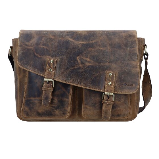 Greenburry Vintage Messenger Leder 40 cm Laptopfach