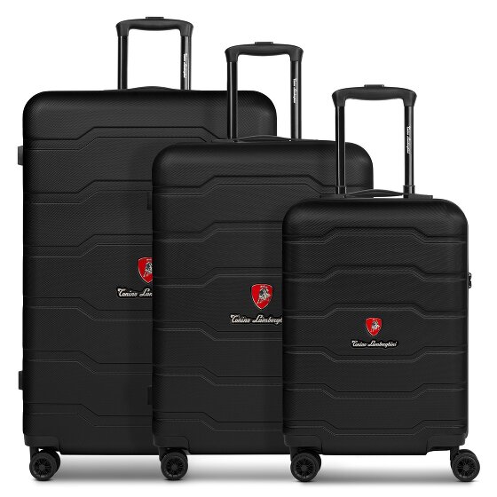 Tonino Lamborghini Bologna 4 Rollen Kofferset 3-teilig Tonino Lamborghini Bologna 4 Rollen Kofferset 3-teilig
