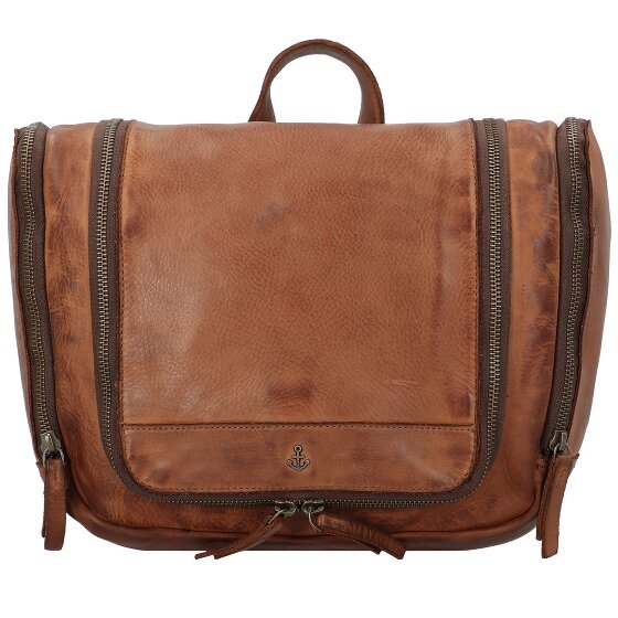 Harbour 2nd Cool Casual Kulturbeutel Leder 28 cm